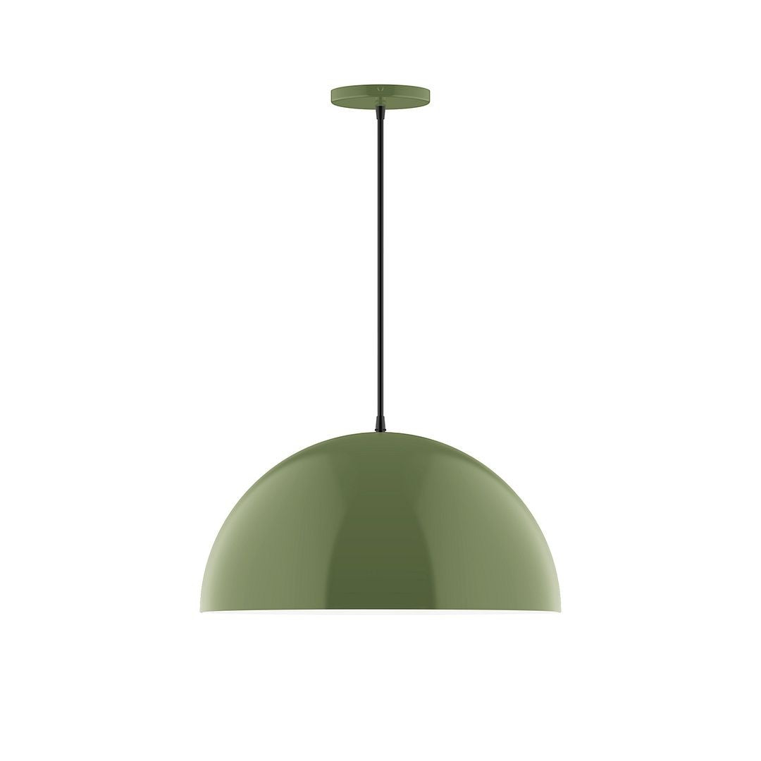 Montclair Light Works - PEB433-G15-22-C27 - One Light Pendant - Axis - Fern Green