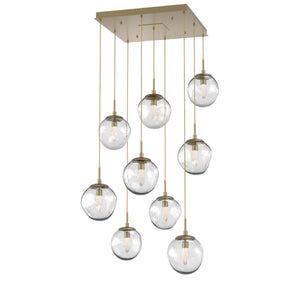 Hammerton Studio - CHB0066-09-GB-GC-C01-L3 - LED Pendant - Aster - Gilded Brass