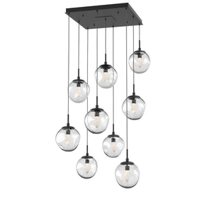 Hammerton Studio - CHB0066-09-MB-GC-C01-L3 - LED Pendant - Aster - Matte Black