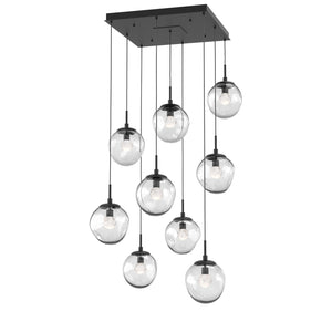 Hammerton Studio - CHB0066-09-MB-ZC-C01-L3 - LED Pendant - Aster - Matte Black