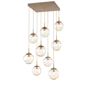Hammerton Studio - CHB0066-09-NB-FA-C01-L1 - LED Pendant - Aster - Novel Brass