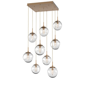 Hammerton Studio - CHB0066-09-NB-GC-C01-L1 - LED Pendant - Aster - Novel Brass