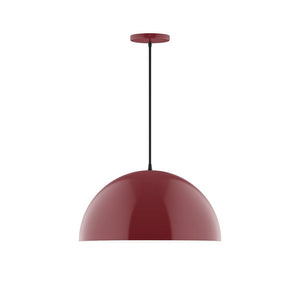 Montclair Light Works - PEB433-G15-55-C01 - One Light Pendant - Axis - Barn Red