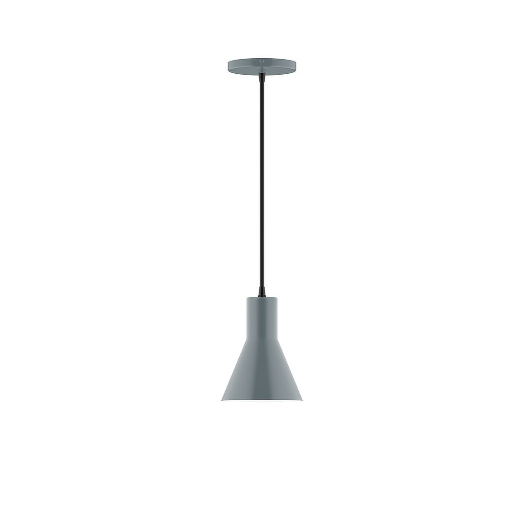 Montclair Light Works - PEB436-40-C01 - One Light Pendant - Axis - Slate Gray