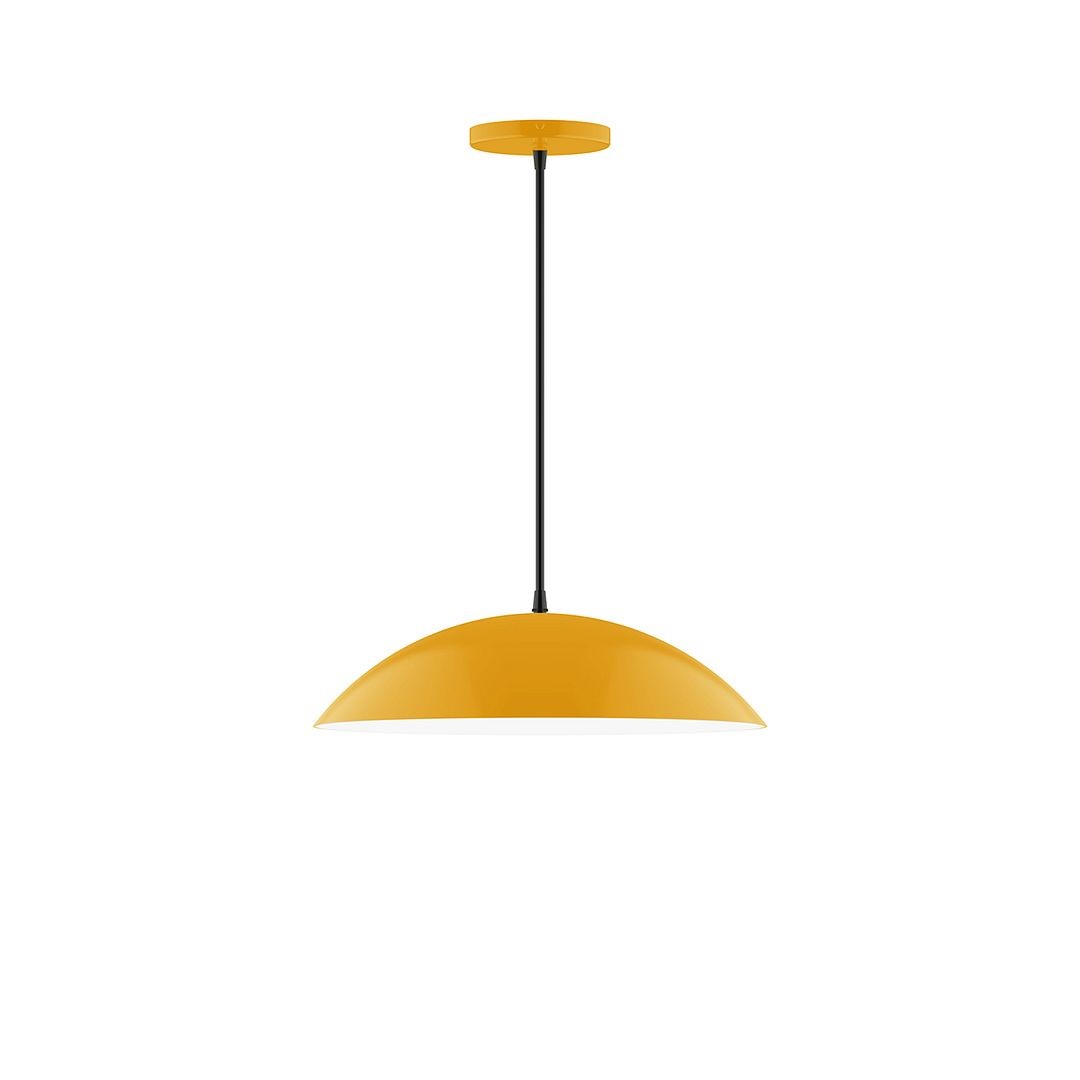 Montclair Light Works - PEB438-21-C01 - Two Light Pendant - Axis - Bright Yellow