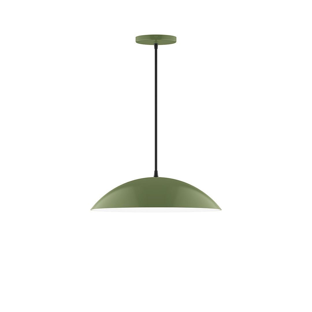 Montclair Light Works - PEB438-22-C01 - Two Light Pendant - Axis - Fern Green