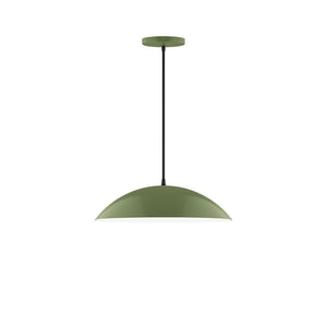 Montclair Light Works - PEB438-22-C01 - Two Light Pendant - Axis - Fern Green