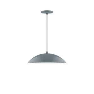 Montclair Light Works - PEB438-40-C01 - Two Light Pendant - Axis - Slate Gray