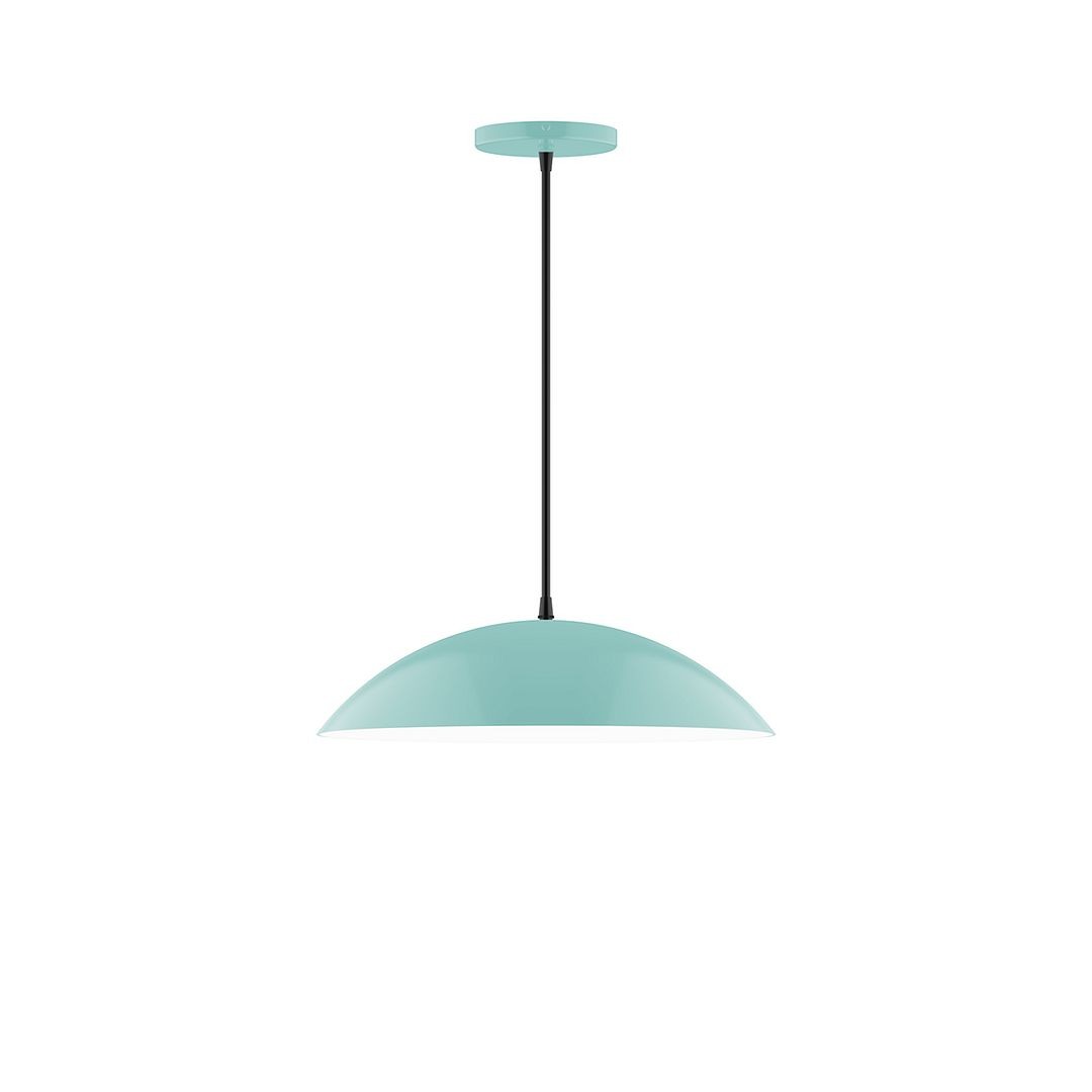 Montclair Light Works - PEB438-48-C01 - Two Light Pendant - Axis - Sea Green