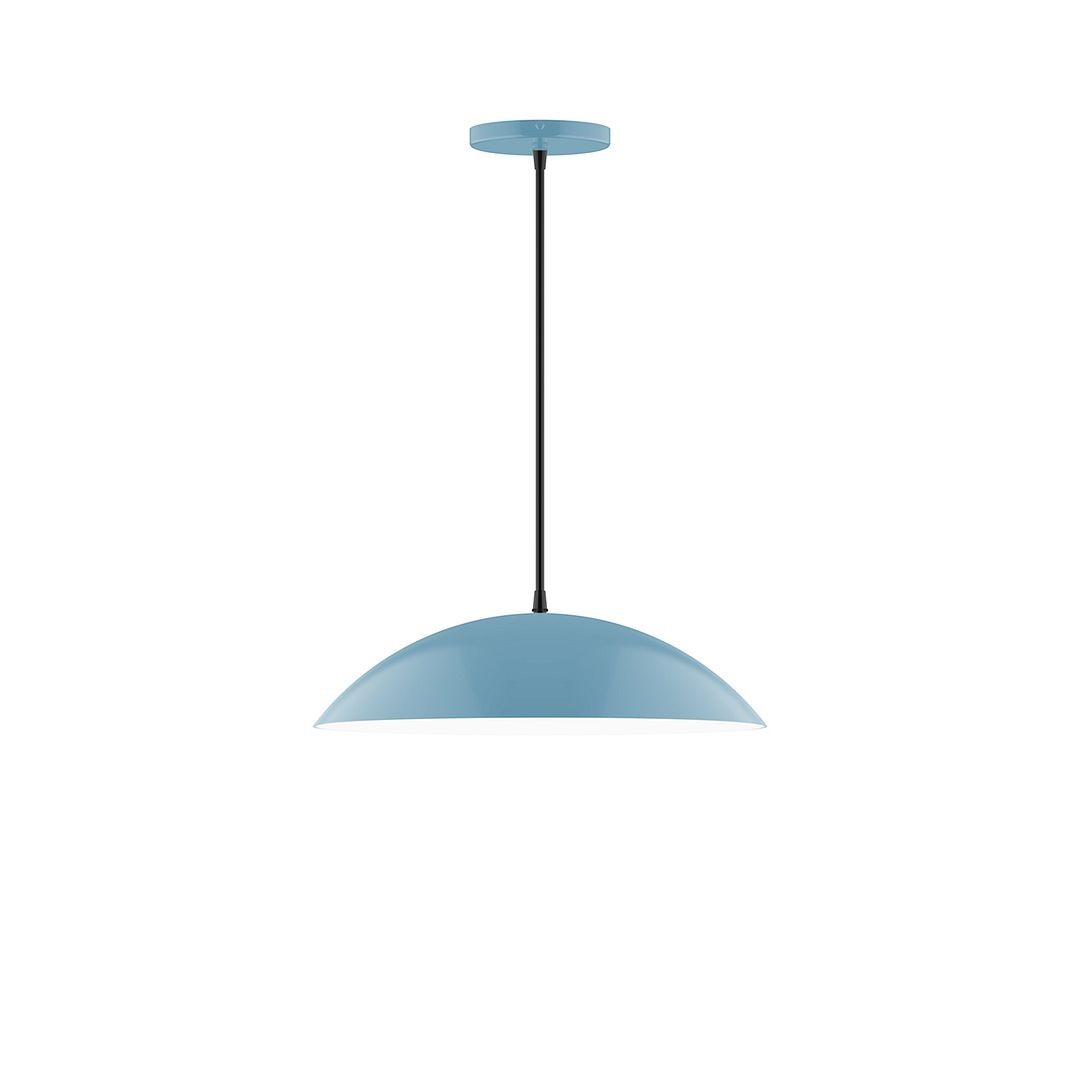 Montclair Light Works - PEB438-54-C01 - Two Light Pendant - Axis - Light Blue