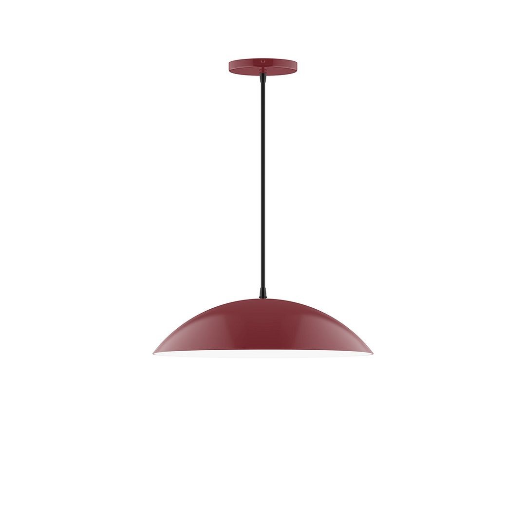 Montclair Light Works - PEB438-55-C01 - Two Light Pendant - Axis - Barn Red