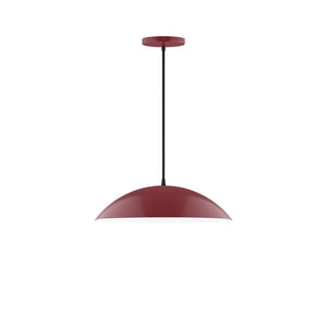 Montclair Light Works - PEB438-55-C01 - Two Light Pendant - Axis - Barn Red