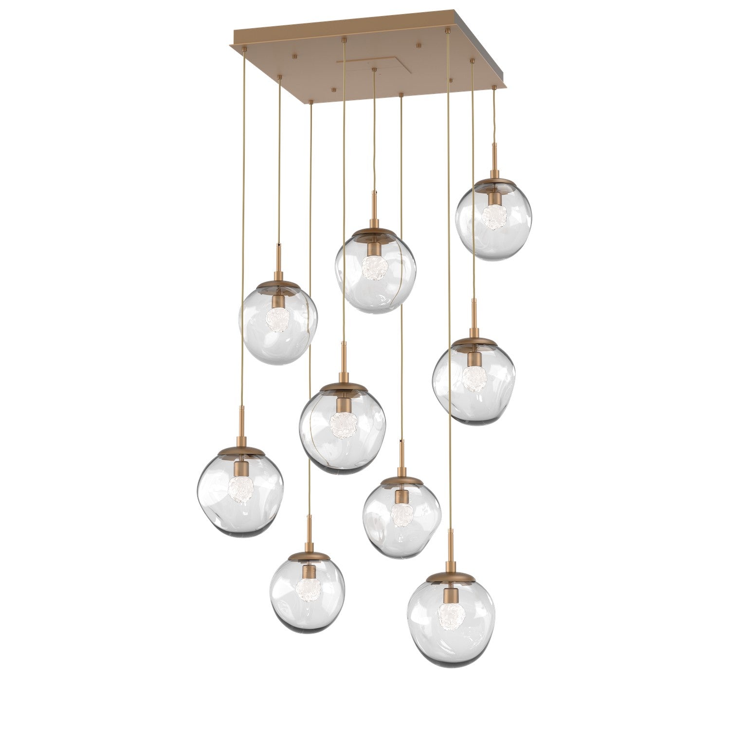 Hammerton Studio - CHB0066-09-NB-FC-C01-L3 - LED Pendant - Aster - Novel Brass