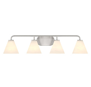 Savoy House - 8-2988-4-SN - Four Light Bathroom Vanity - Blair - Satin Nickel