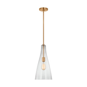 Visual Comfort Studio - 6537001-848 - One Light Pendant - Arilda - Satin Brass