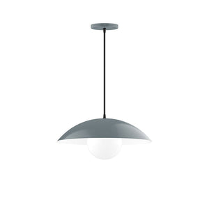 Montclair Light Works - PEB438-G15-40-C26 - One Light Pendant - Axis - Slate Gray