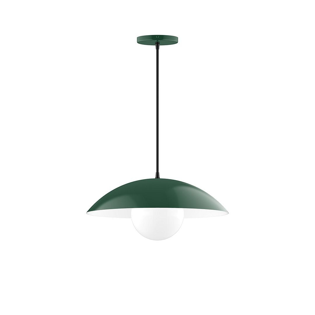 Montclair Light Works - PEB438-G15-42-C27 - One Light Pendant - Axis - Forest Green