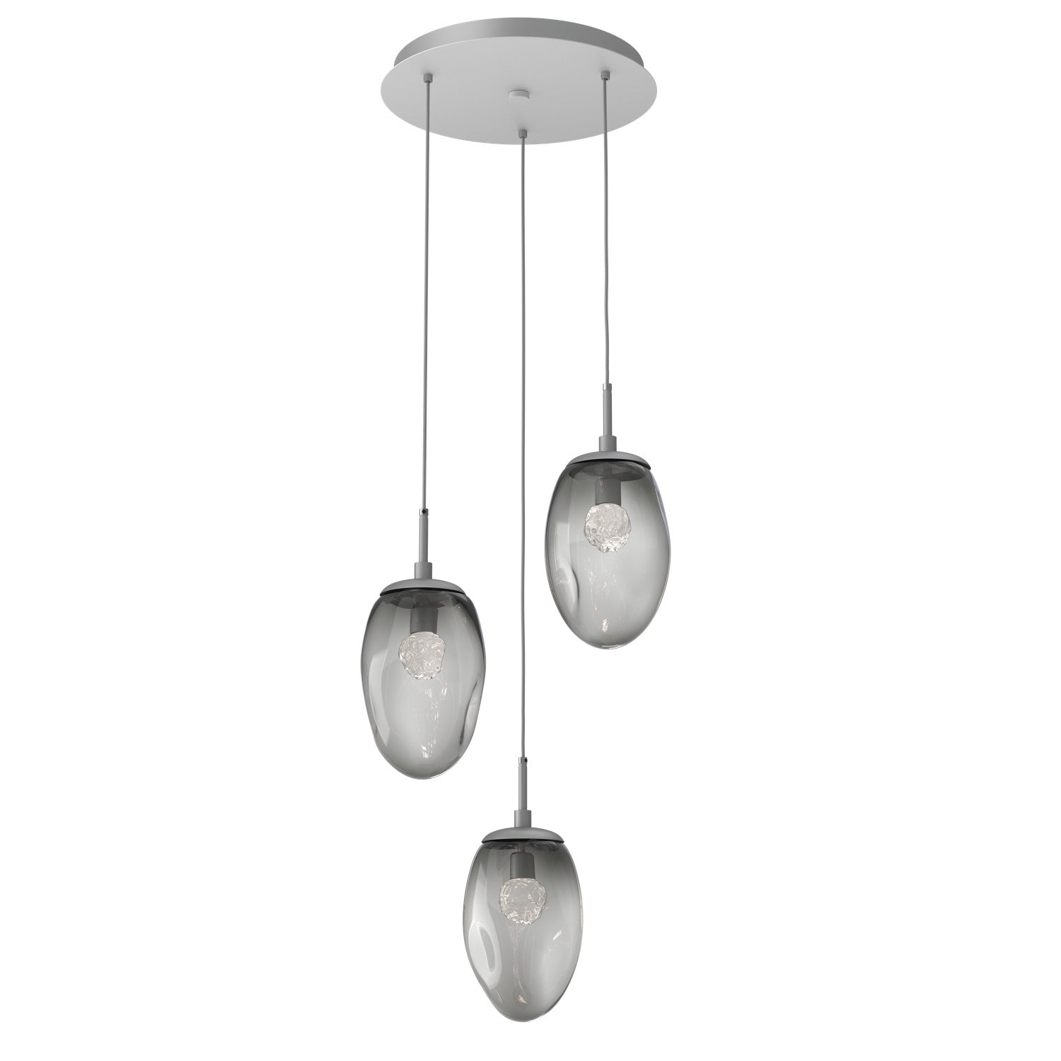 Hammerton Studio - CHB0067-03-CS-FS-C01-L1 - LED Pendant - Meteo - Classic Silver