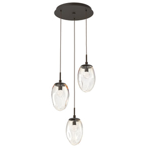 Hammerton Studio - CHB0067-03-FB-FA-C01-L3 - LED Pendant - Meteo - Flat Bronze