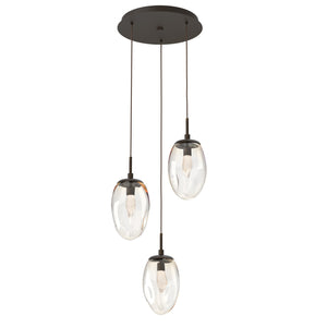 Hammerton Studio - CHB0067-03-FB-GA-C01-L1 - LED Pendant - Meteo - Flat Bronze