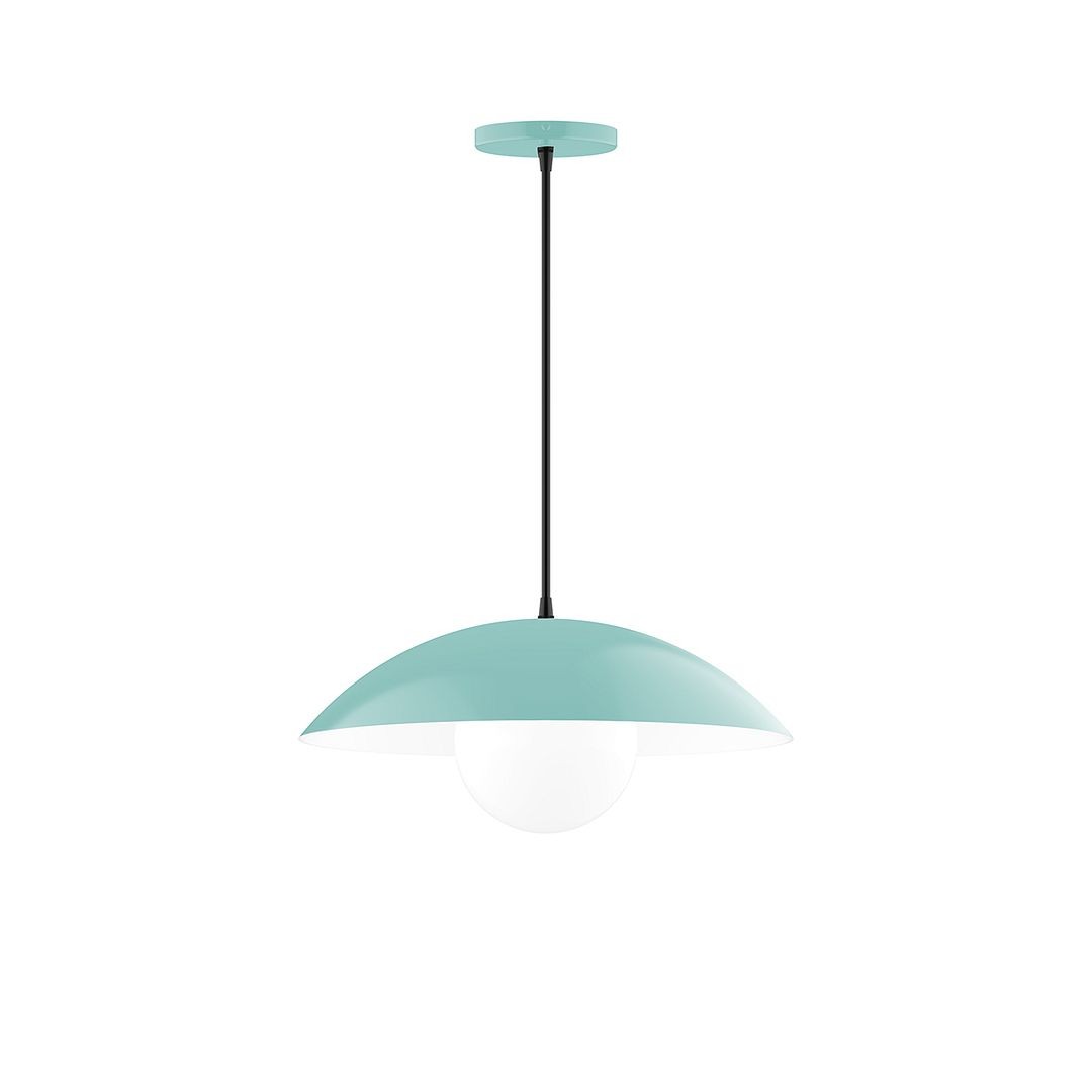 Montclair Light Works - PEB438-G15-48-C01 - One Light Pendant - Axis - Sea Green