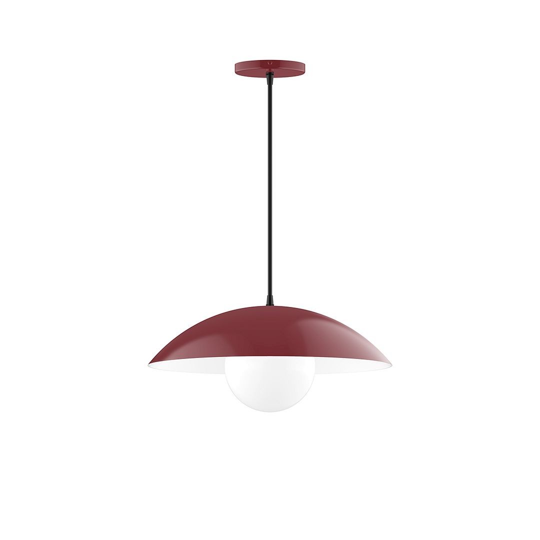 Montclair Light Works - PEB438-G15-55-C26 - One Light Pendant - Axis - Barn Red