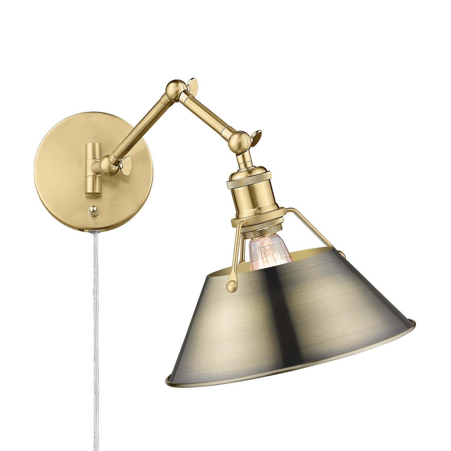 Golden - 3306-A1W BCB-AB - One Light Wall Sconce - Orwell BCB - Brushed Champagne Bronze