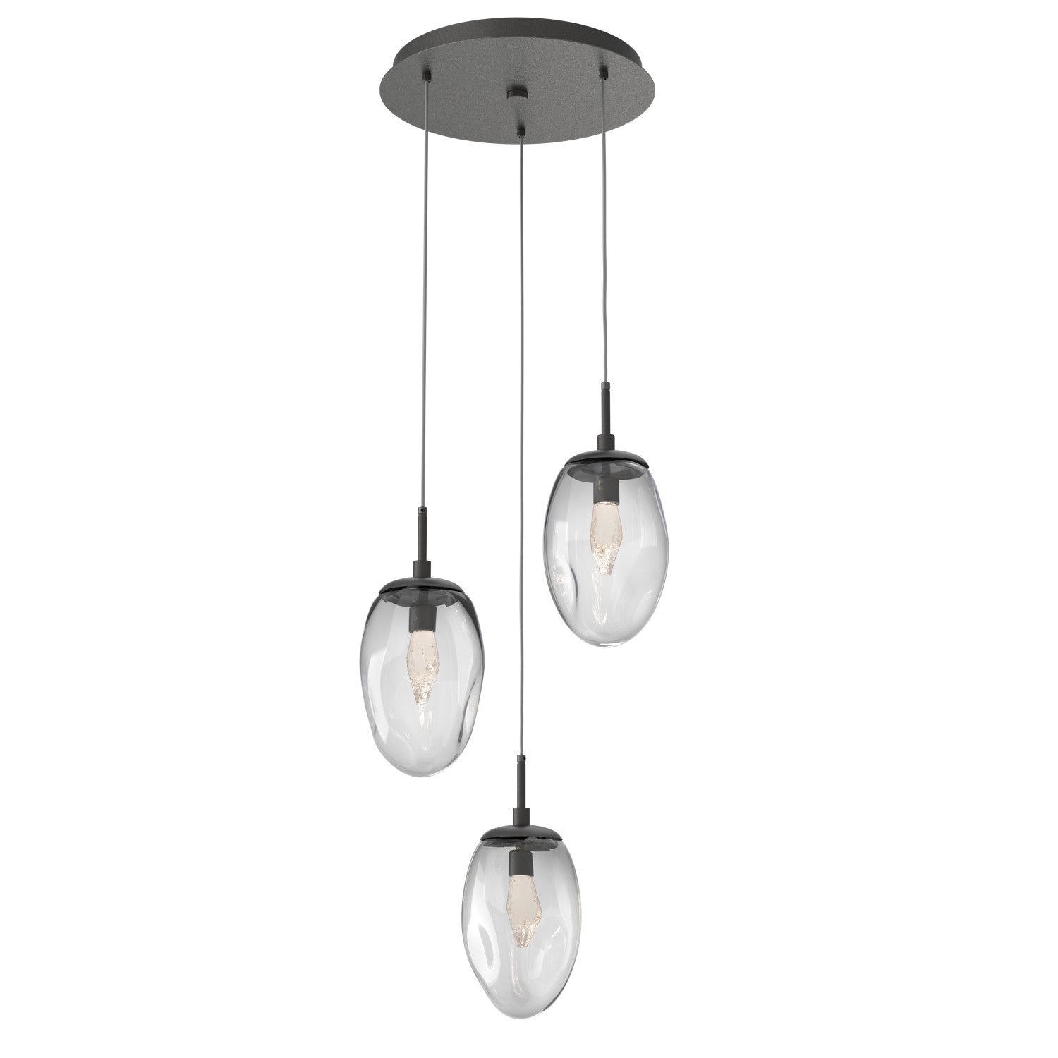 Hammerton Studio - CHB0067-03-GP-GC-C01-L3 - LED Pendant - Meteo - Graphite