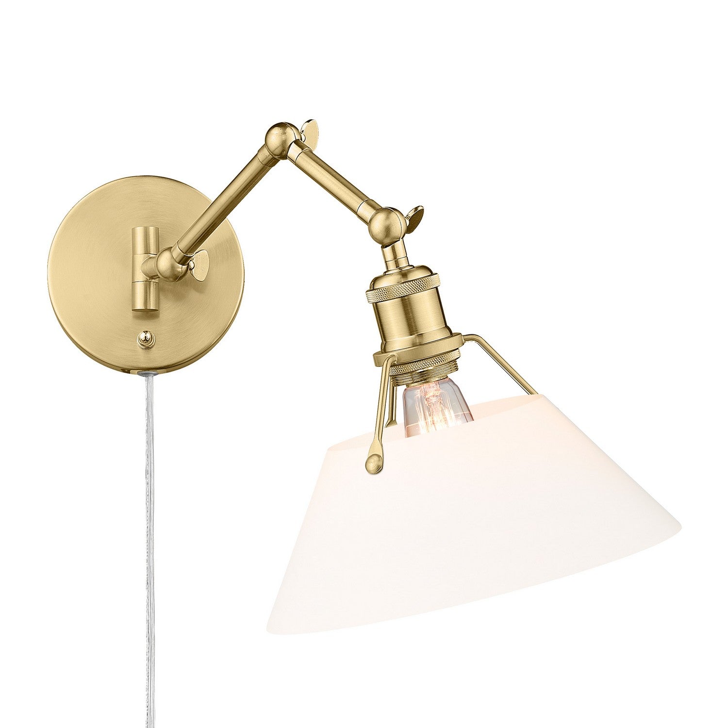 Golden - 3306-A1W BCB-OP - One Light Wall Sconce - Orwell BCB - Brushed Champagne Bronze