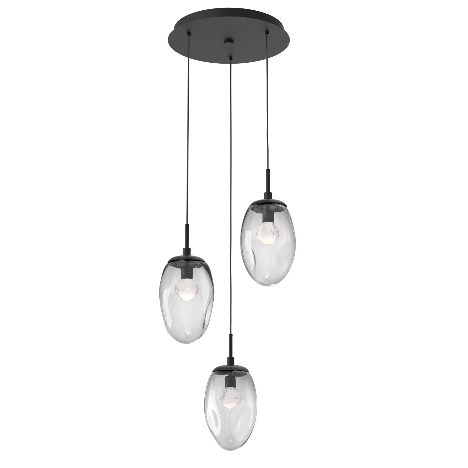 Hammerton Studio - CHB0067-03-MB-ZC-C01-L1 - LED Pendant - Meteo - Matte Black