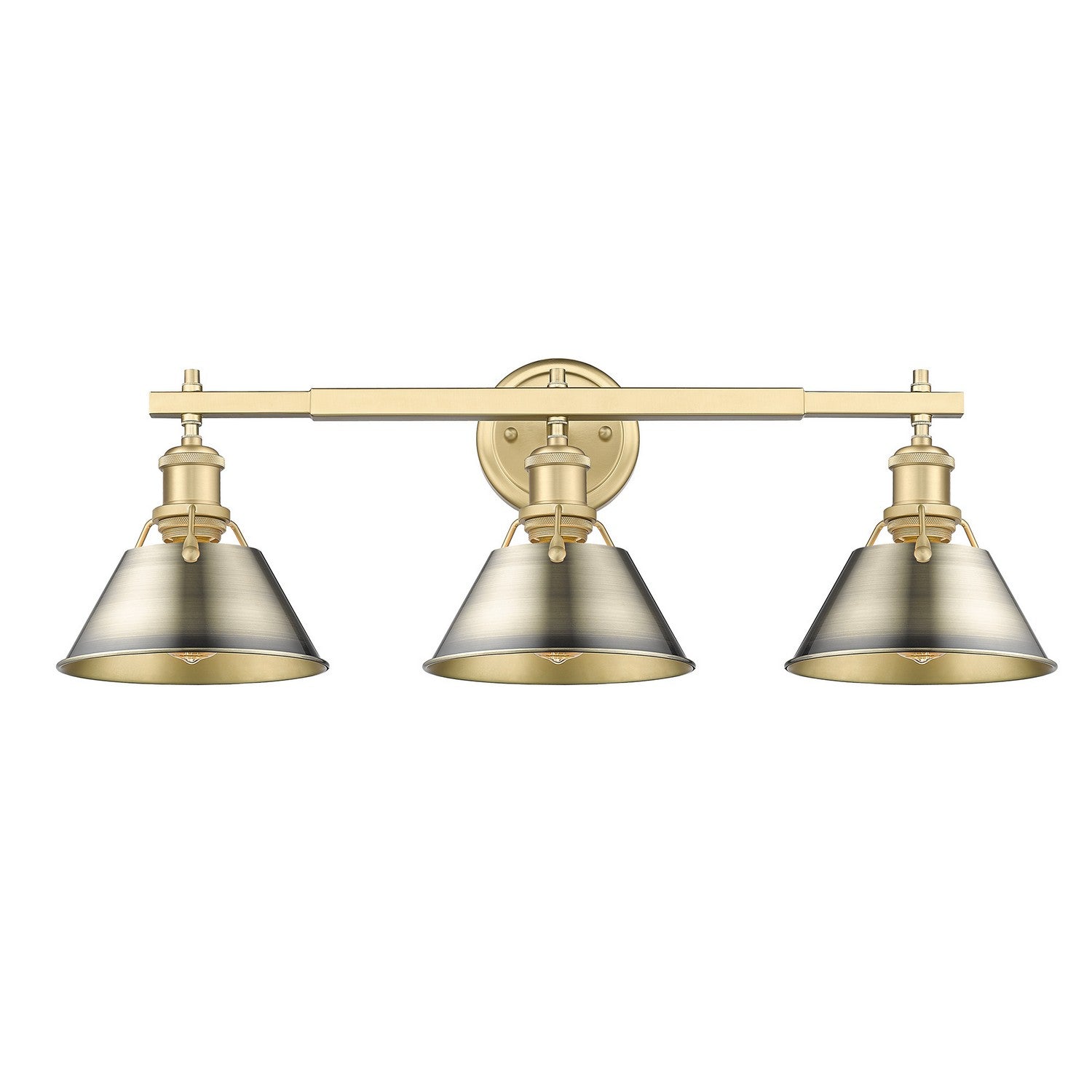 Golden - 3306-BA3 BCB-AB - Three Light Bath Vanity - Orwell BCB - Brushed Champagne Bronze