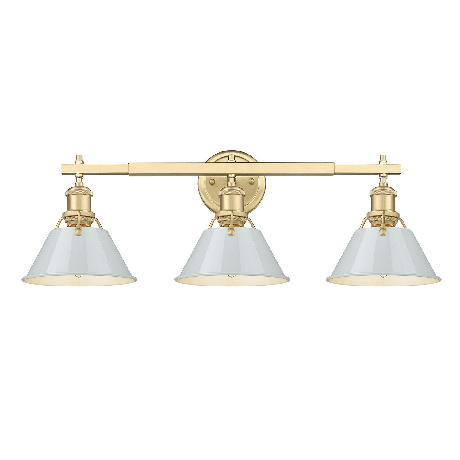 Golden - 3306-BA3 BCB-DB - Three Light Bath Vanity - Orwell BCB - Brushed Champagne Bronze