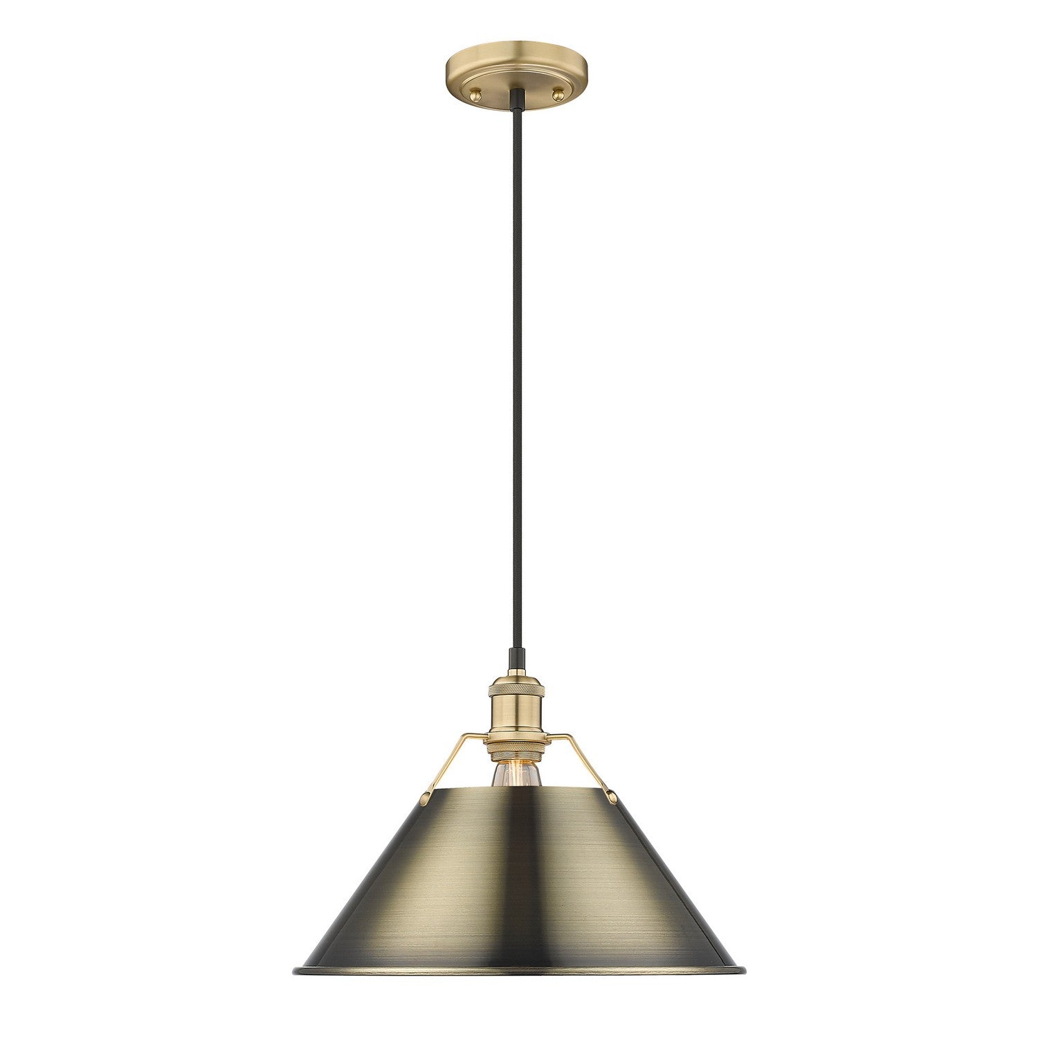 Golden - 3306-L BCB-AB - One Light Pendant - Orwell BCB - Brushed Champagne Bronze