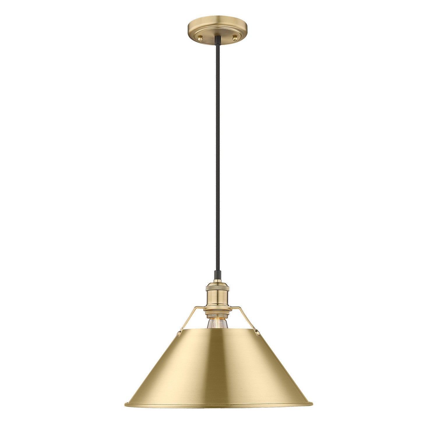 Golden - 3306-L BCB-BCB - One Light Pendant - Orwell BCB - Brushed Champagne Bronze