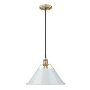 Golden - 3306-L BCB-DB - One Light Pendant - Orwell BCB - Brushed Champagne Bronze