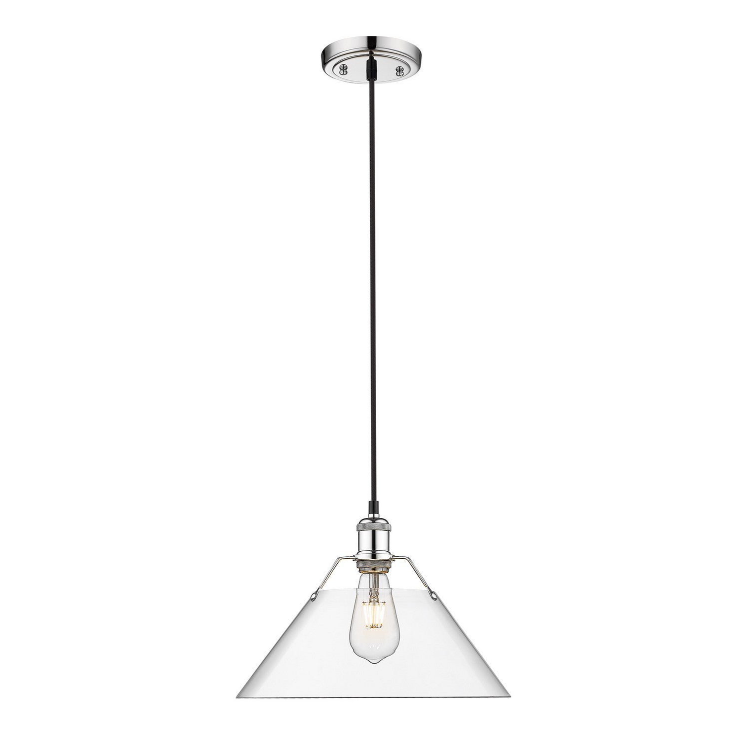 Golden - 3306-L CH-CLR - One Light Pendant - Orwell CH - Chrome