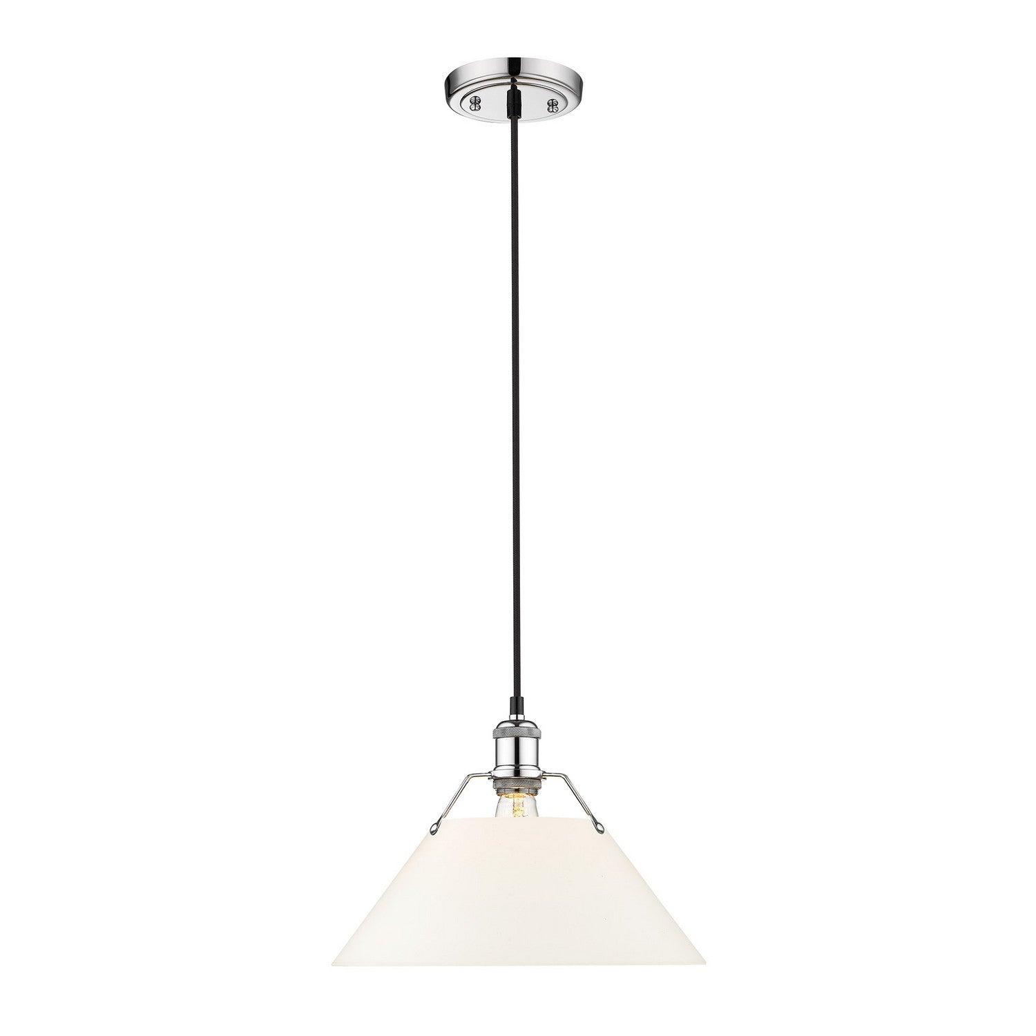 Golden - 3306-L CH-OP - One Light Pendant - Orwell CH - Chrome