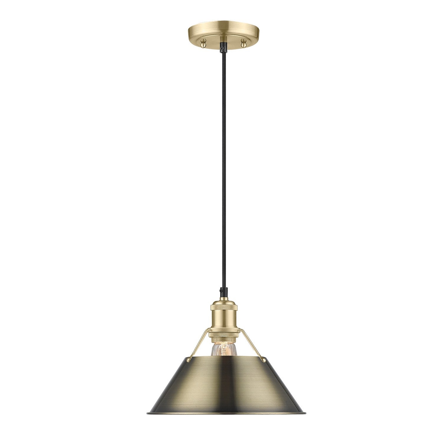 Golden - 3306-M BCB-AB - One Light Pendant - Orwell BCB - Brushed Champagne Bronze