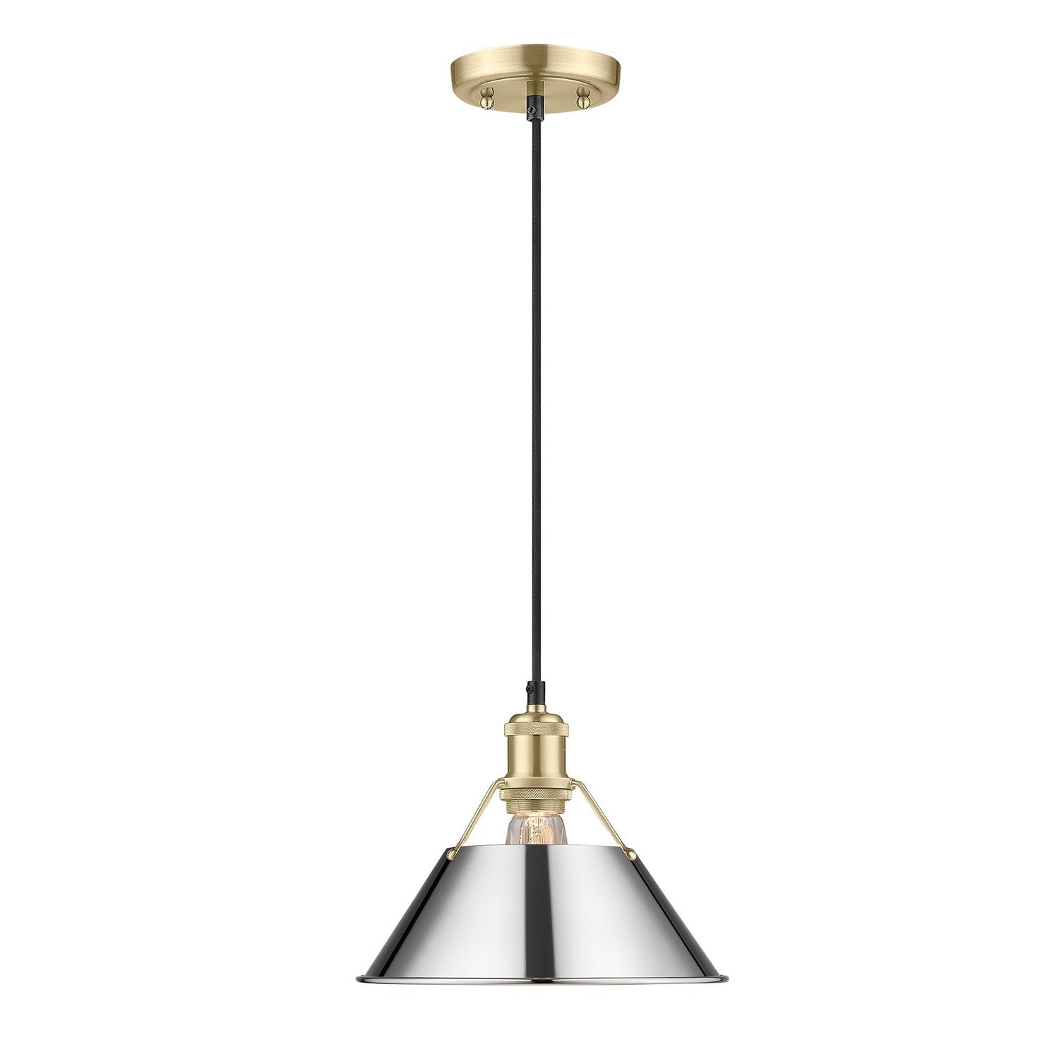 Golden - 3306-M BCB-CH - One Light Pendant - Orwell BCB - Brushed Champagne Bronze