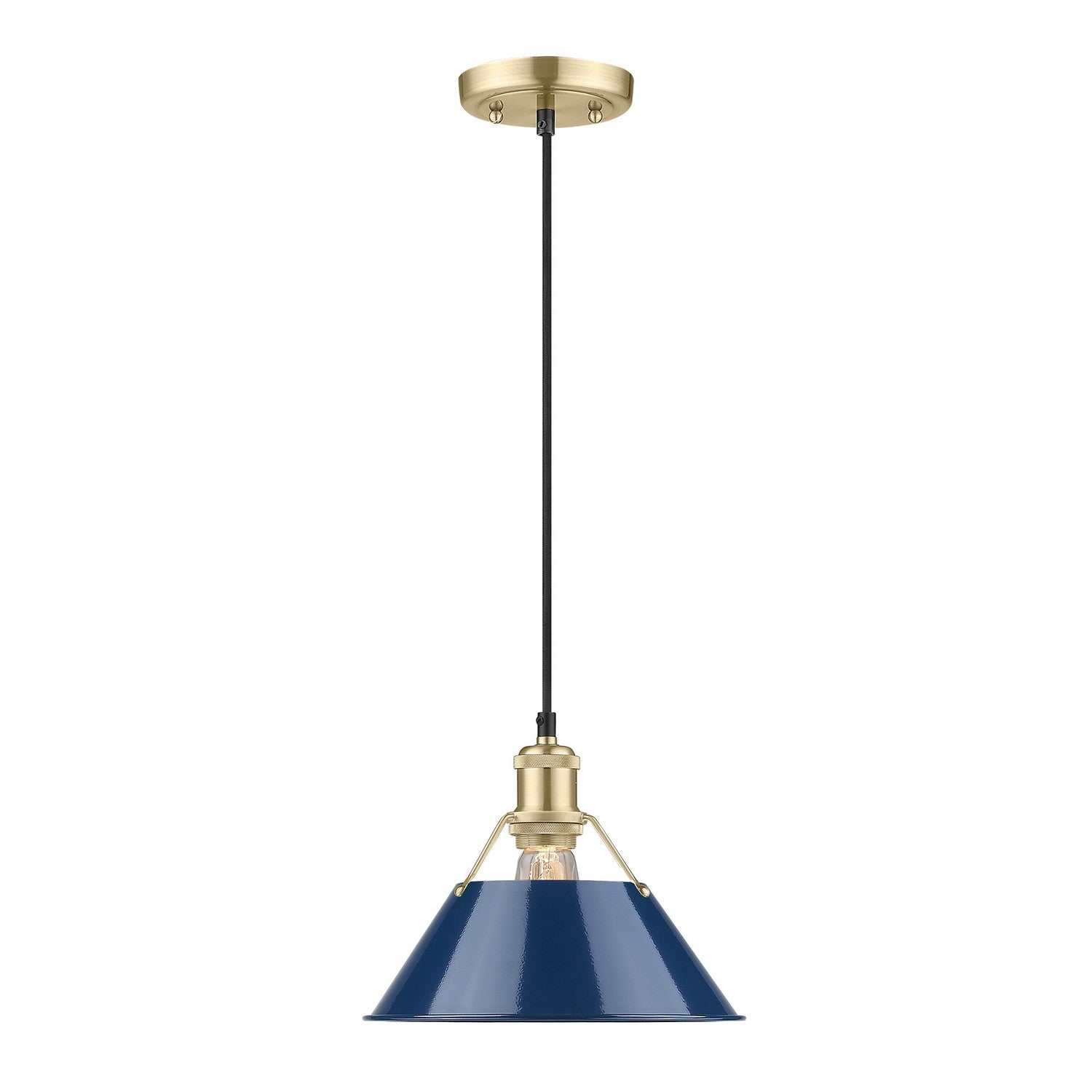 Golden - 3306-M BCB-NVY - One Light Pendant - Orwell BCB - Brushed Champagne Bronze