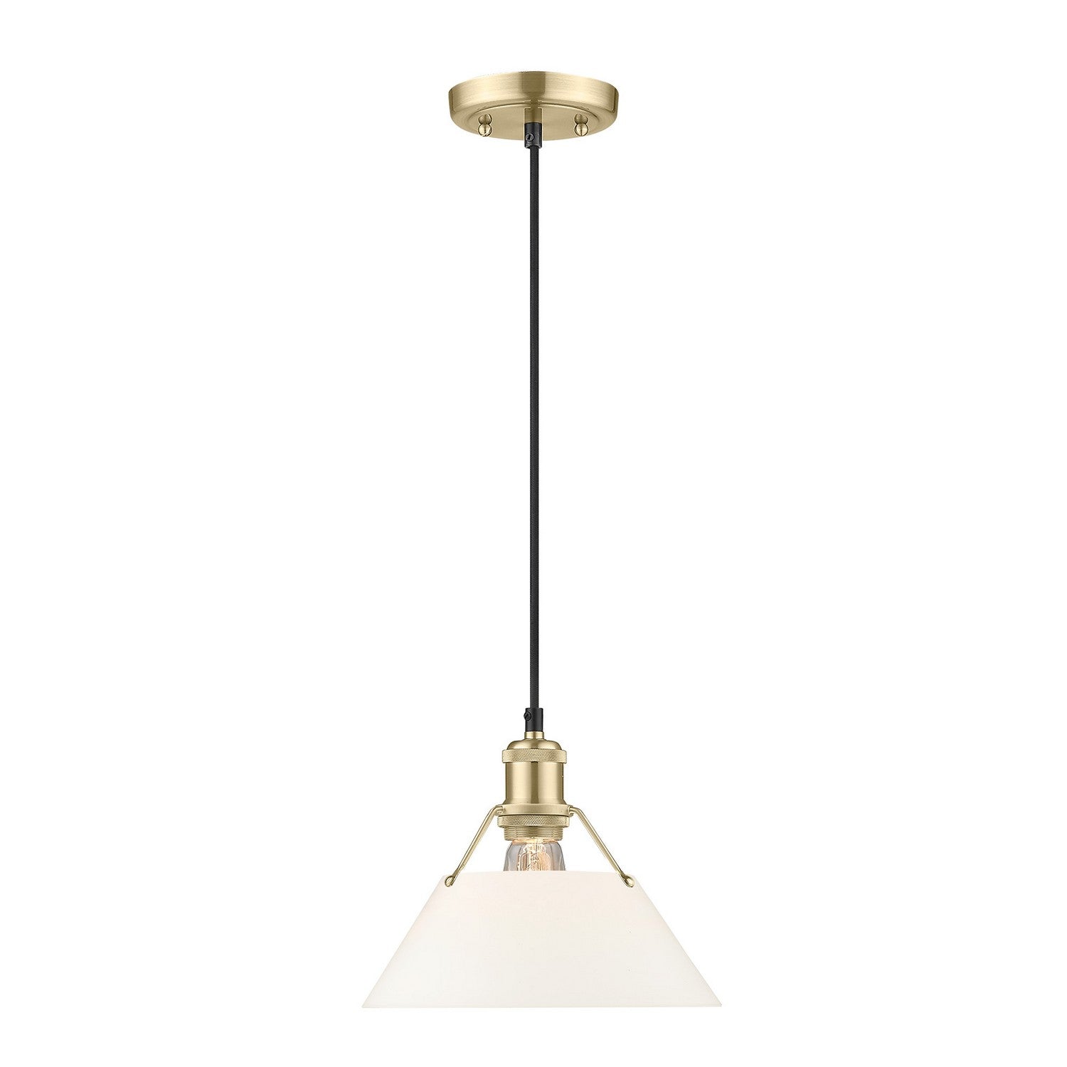 Golden - 3306-M BCB-OP - One Light Pendant - Orwell BCB - Brushed Champagne Bronze