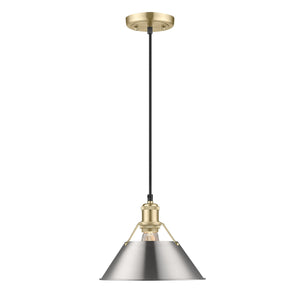 Golden - 3306-M BCB-PW - One Light Pendant - Orwell BCB - Brushed Champagne Bronze