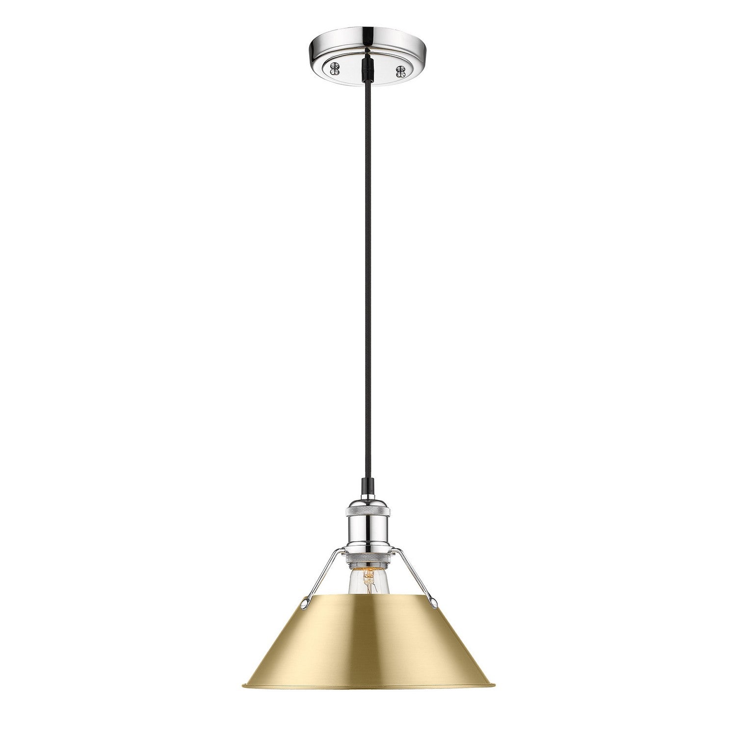 Golden - 3306-M CH-BCB - One Light Pendant - Orwell CH - Chrome