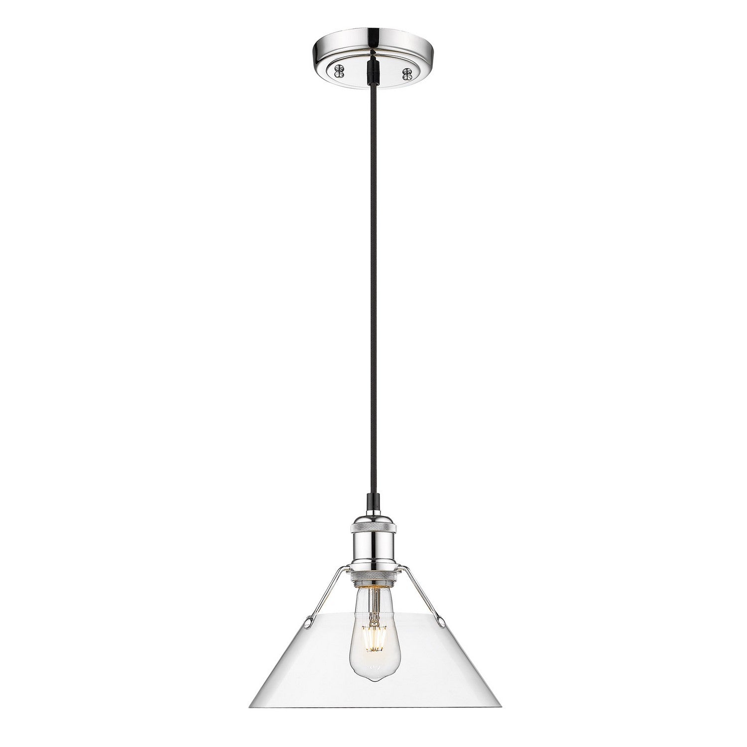 Golden - 3306-M CH-CLR - One Light Pendant - Orwell CH - Chrome