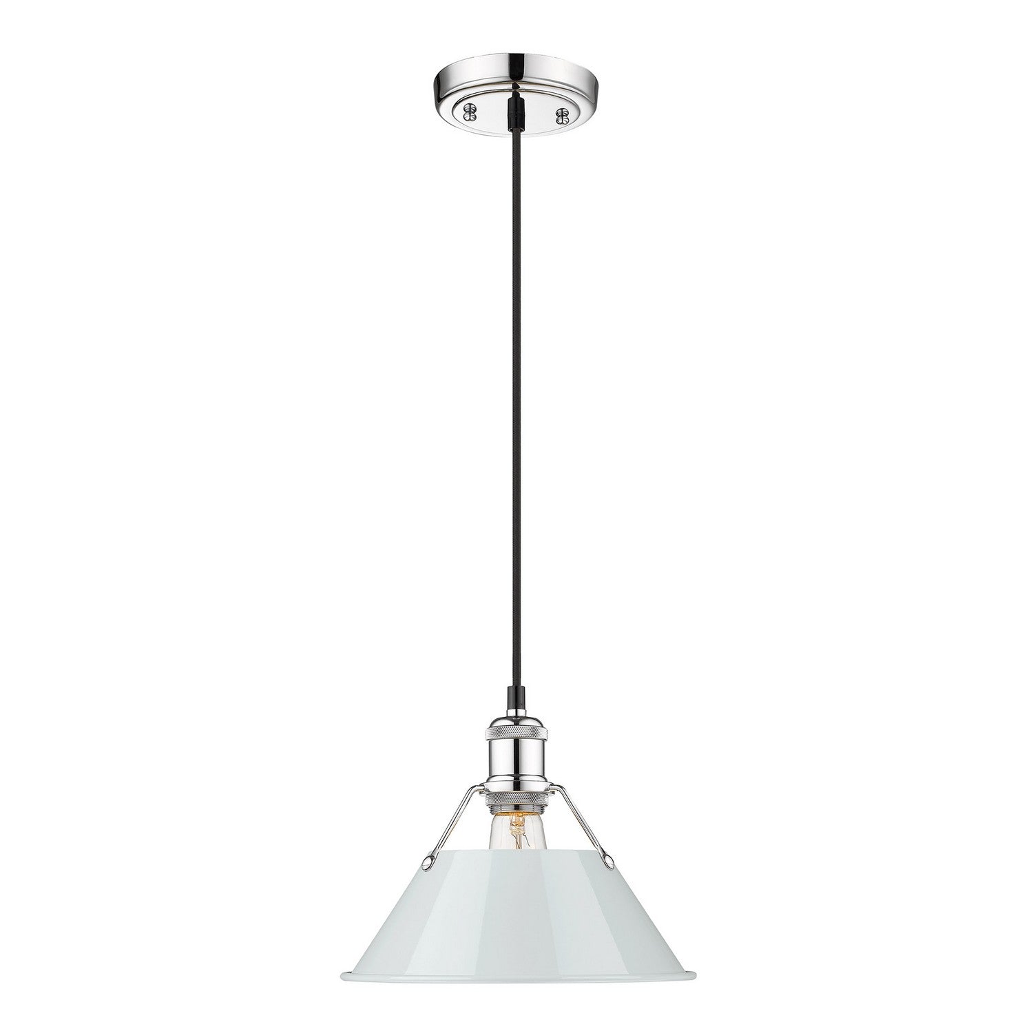 Golden - 3306-M CH-DB - One Light Pendant - Orwell CH - Chrome