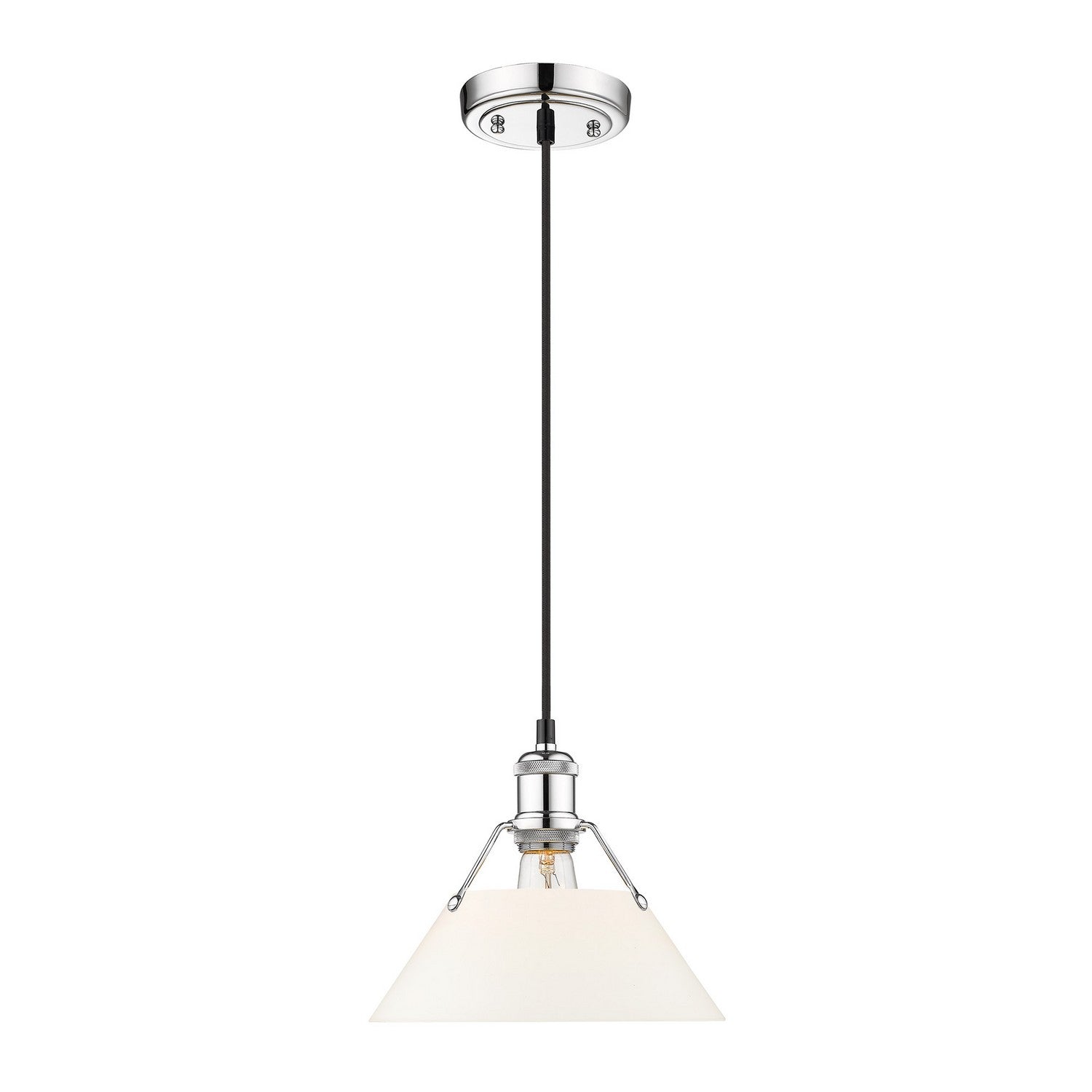 Golden - 3306-M CH-OP - One Light Pendant - Orwell CH - Chrome