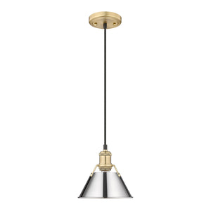 Golden - 3306-S BCB-CH - One Light Mini Pendant - Orwell BCB - Brushed Champagne Bronze