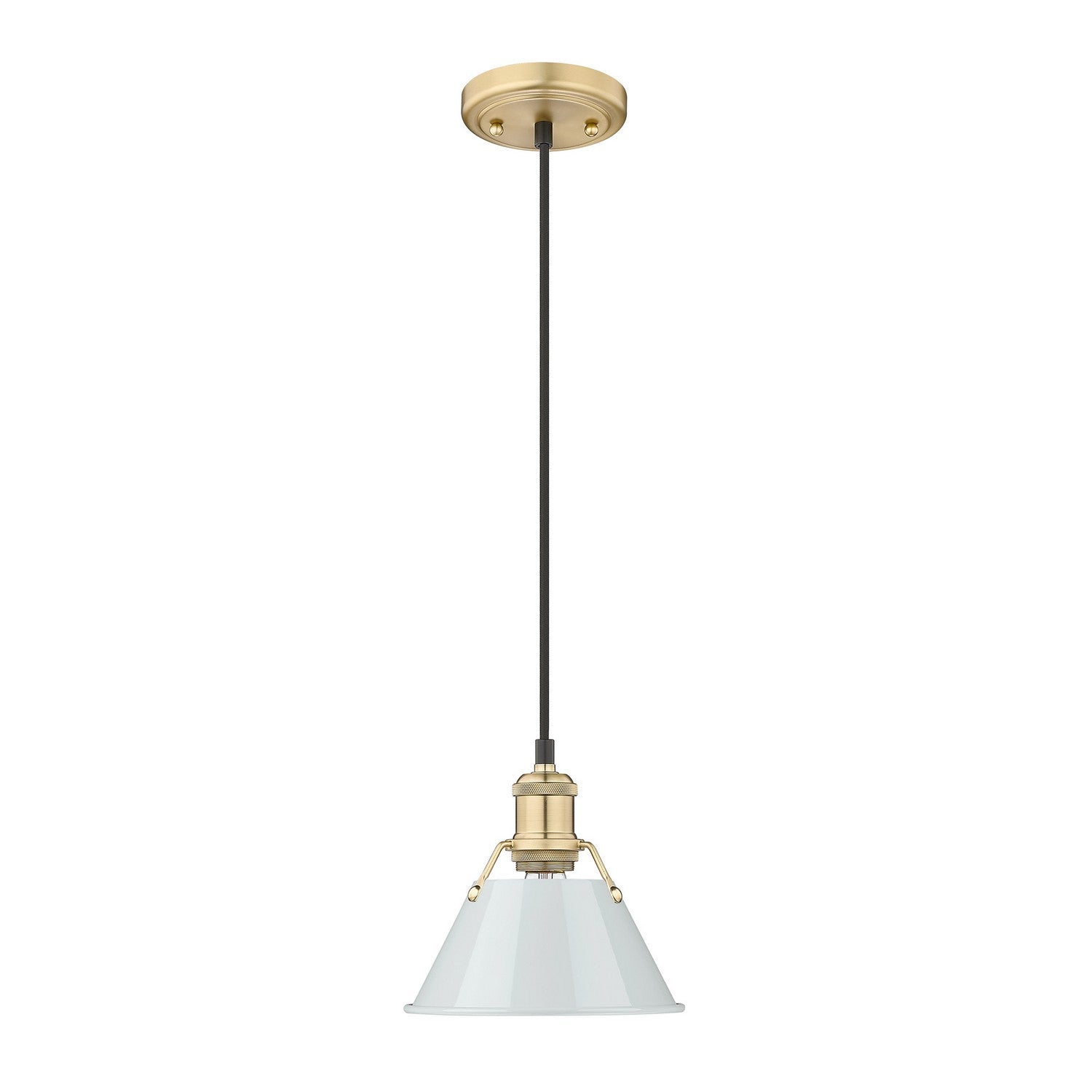 Golden - 3306-S BCB-DB - One Light Mini Pendant - Orwell BCB - Brushed Champagne Bronze