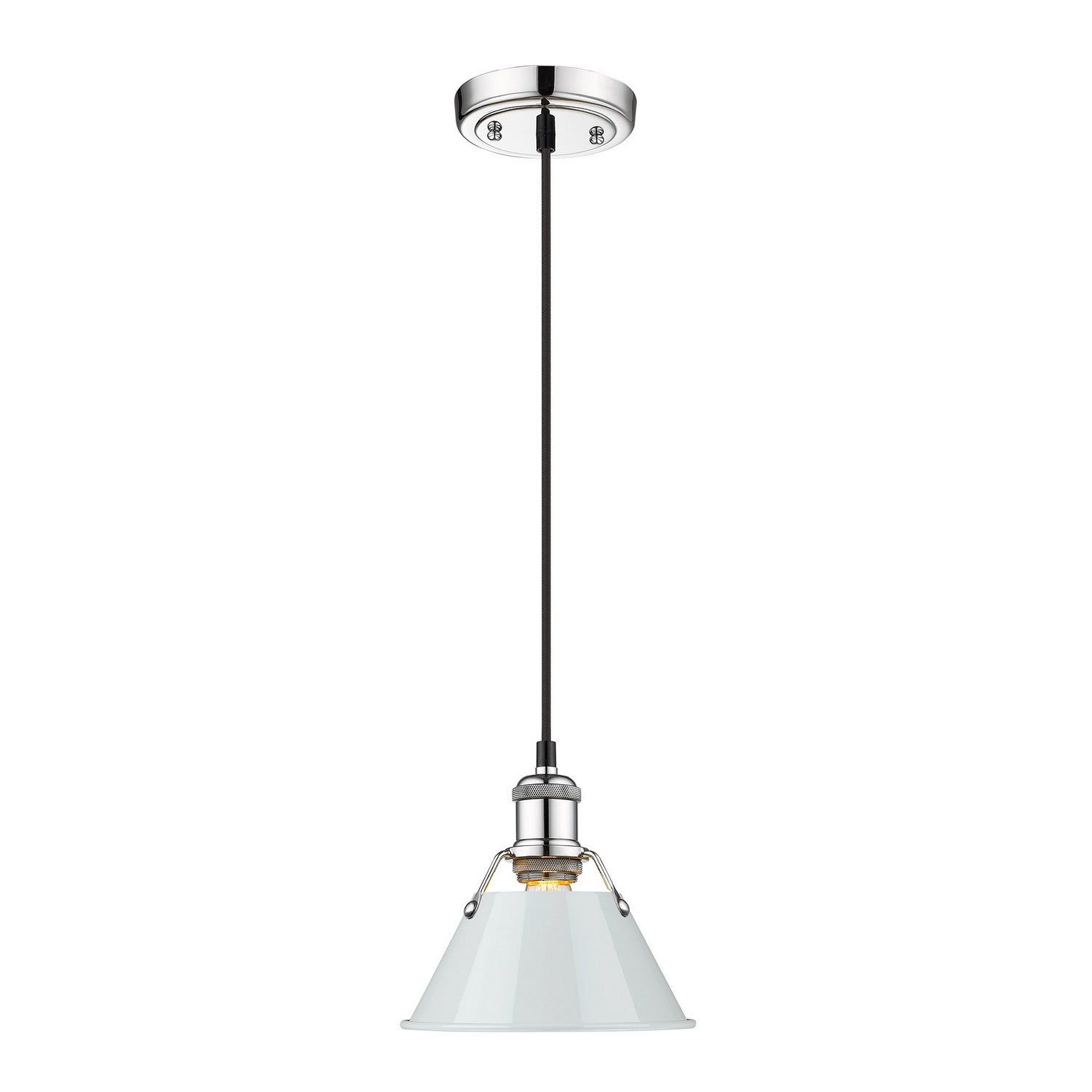 Golden - 3306-S CH-DB - One Light Mini Pendant - Orwell CH - Chrome