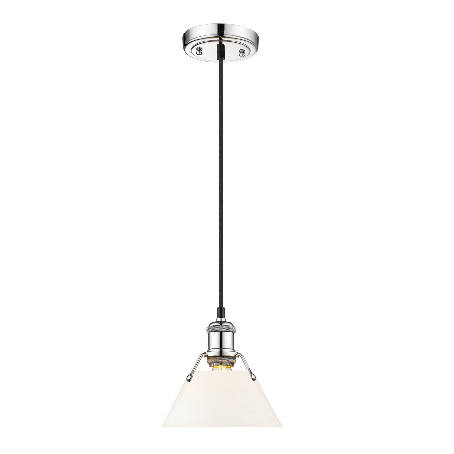 Golden - 3306-S CH-OP - One Light Mini Pendant - Orwell CH - Chrome